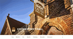 Desktop Screenshot of exeterstreethall.org