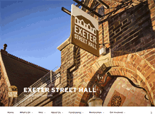 Tablet Screenshot of exeterstreethall.org